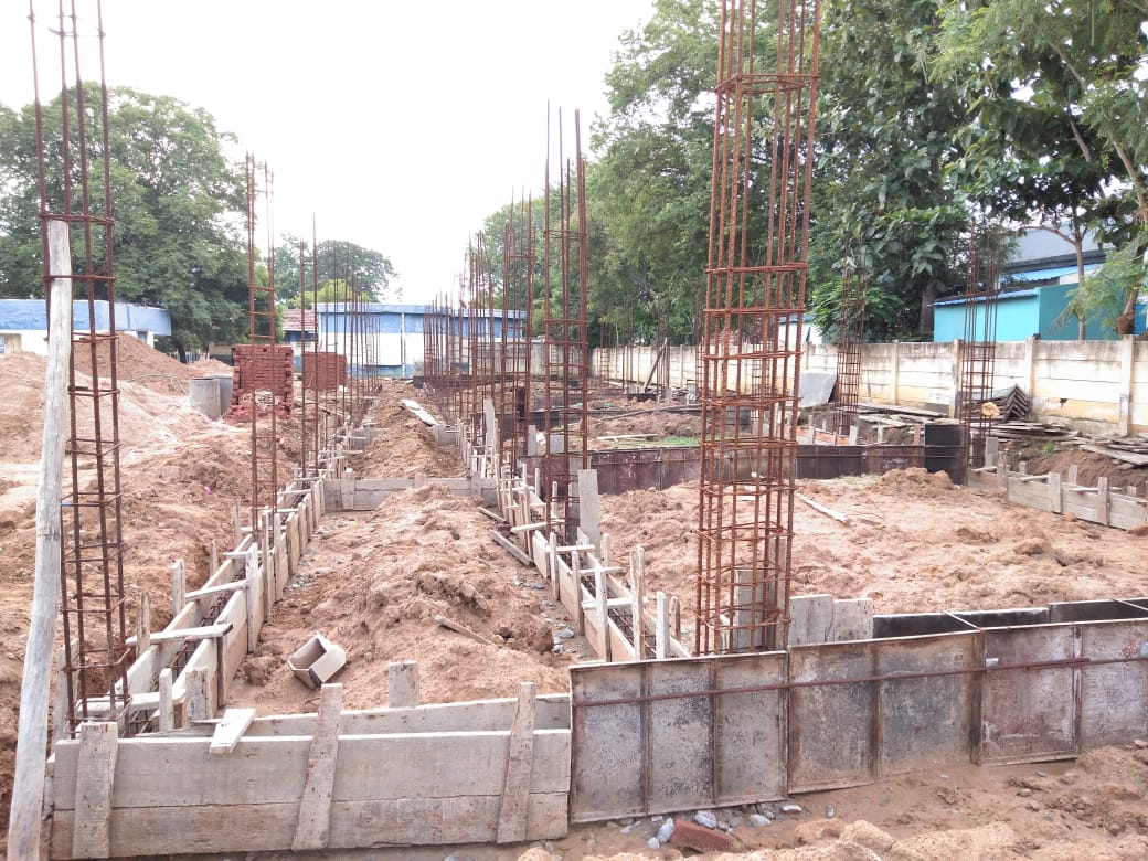 school building collapsed in pudukkottai
